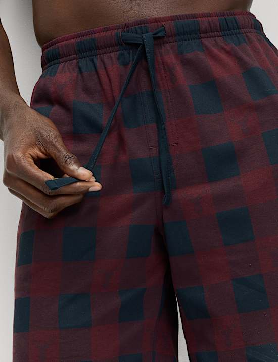 Pure Cotton Checked Pyjama Set