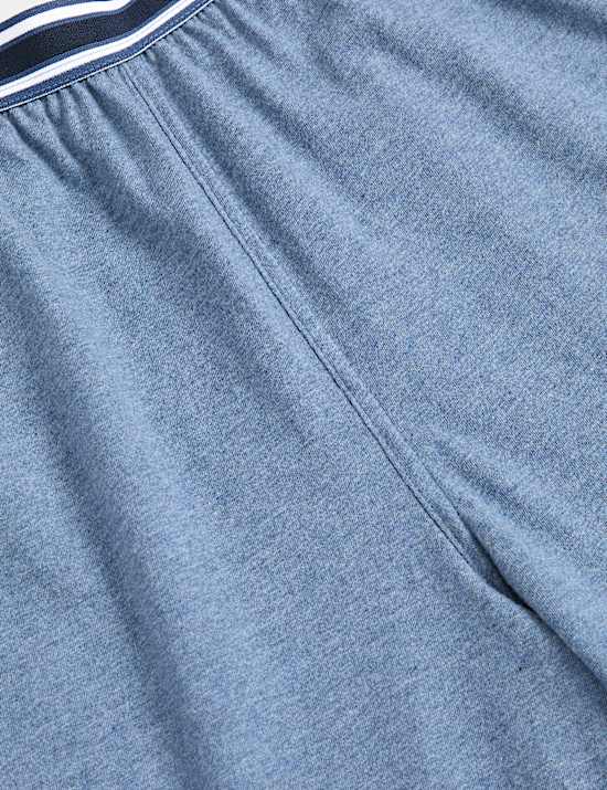 2 Pack Pure Cotton Pyjama Shorts