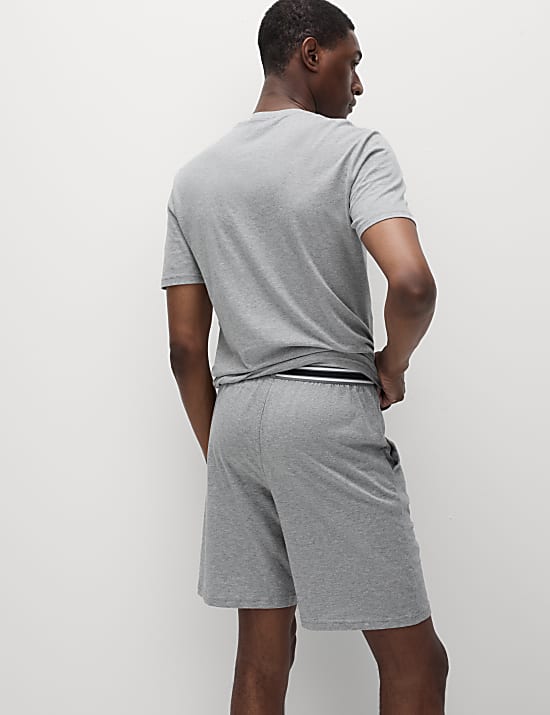 2pk Pure Cotton Pyjama Shorts