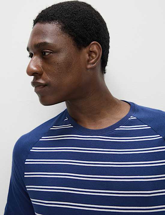 Pure Cotton Striped Pyjama Set