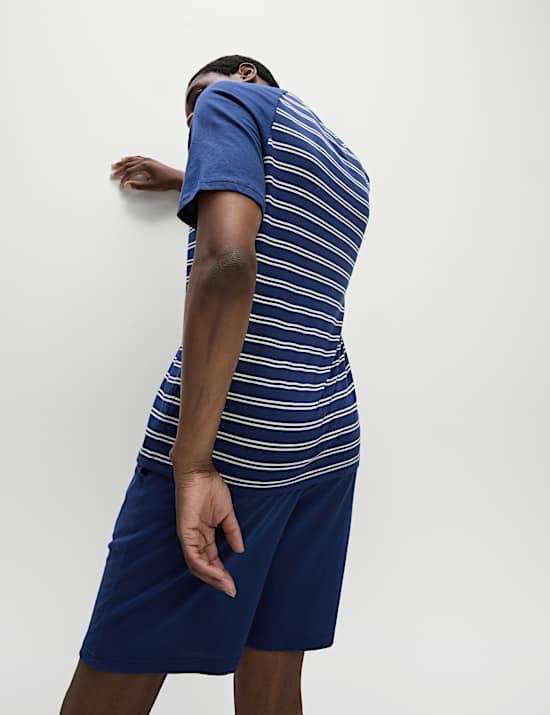 Pure Cotton Striped Pyjama Set