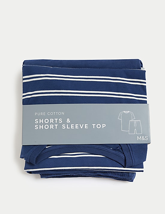 Pure Cotton Striped Pyjama Set