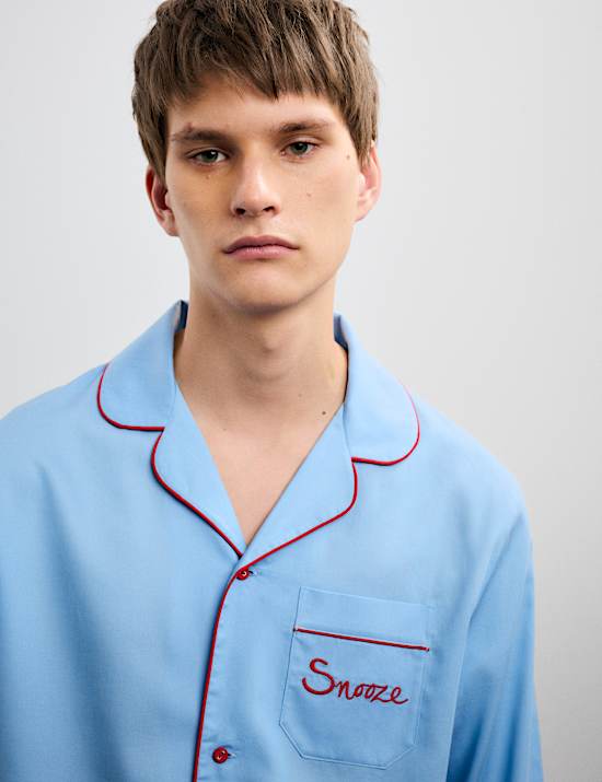 Pure Cotton 'Snooze' Pyjama Set