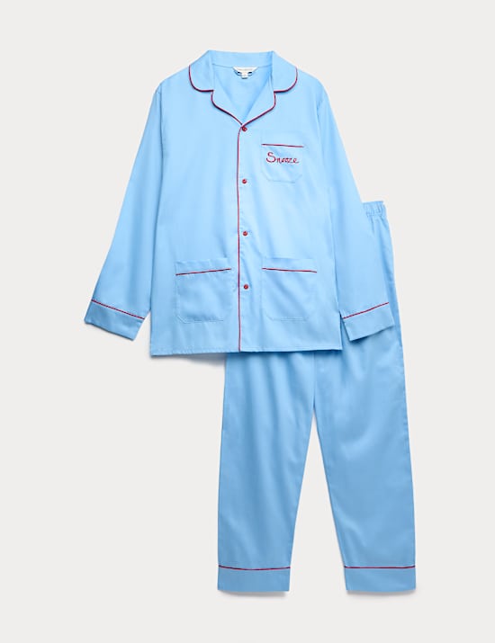Pure Cotton 'Snooze' Pyjama Set