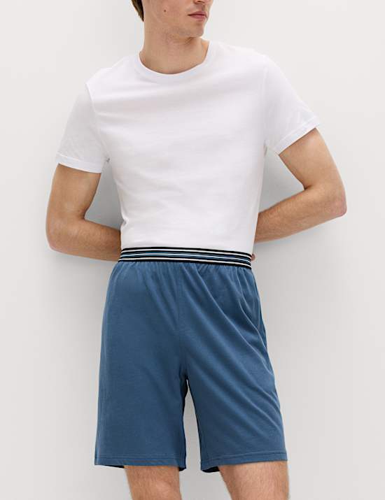 2-Pack Pure Cotton Jersey Pyjama Shorts