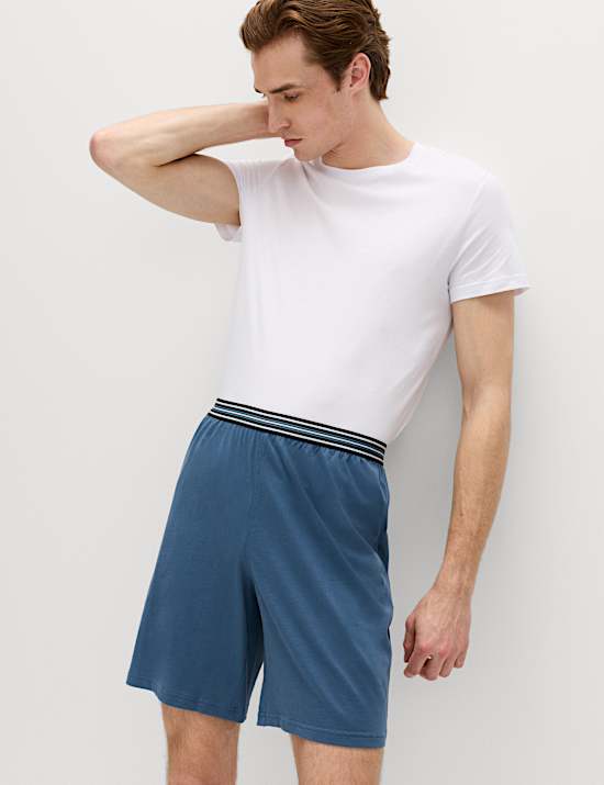 2-Pack Pure Cotton Jersey Pyjama Shorts