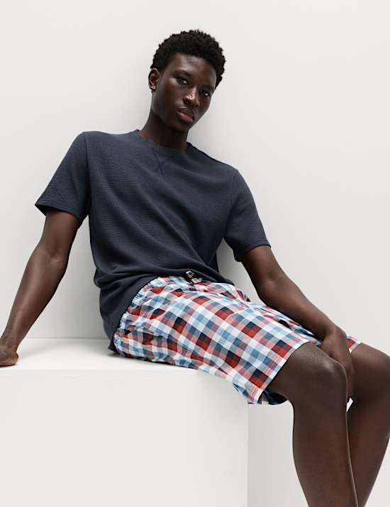 Pure Cotton Checked Pyjamas Set