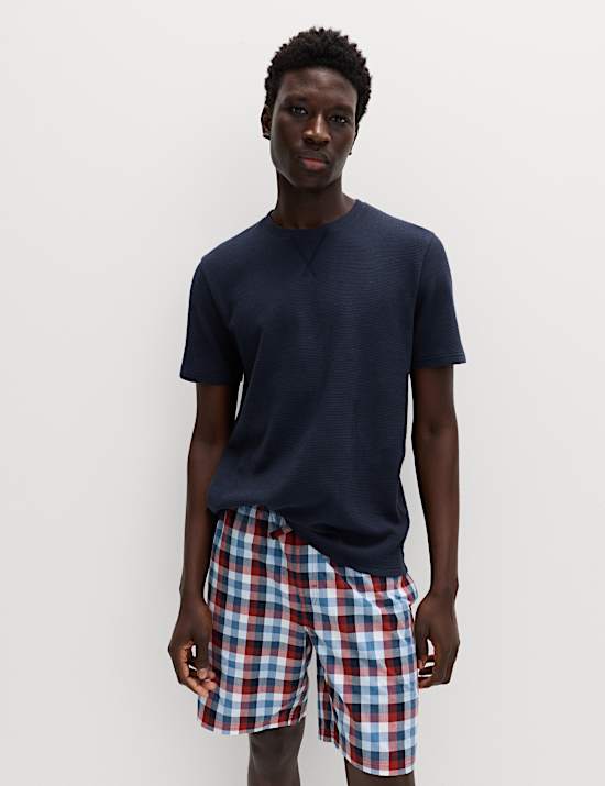 Pure Cotton Checked Pyjamas Set