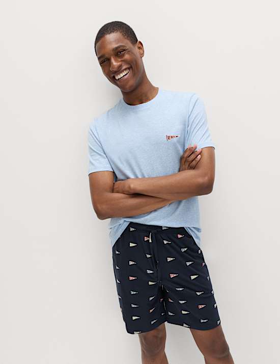 Pure Cotton Off Duty Pyjama Set