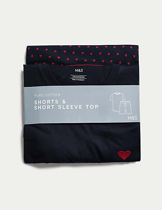 Pure Cotton Valentine's Pyjama Set