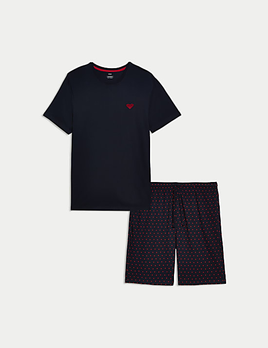 Pure Cotton Valentine's Pyjama Set