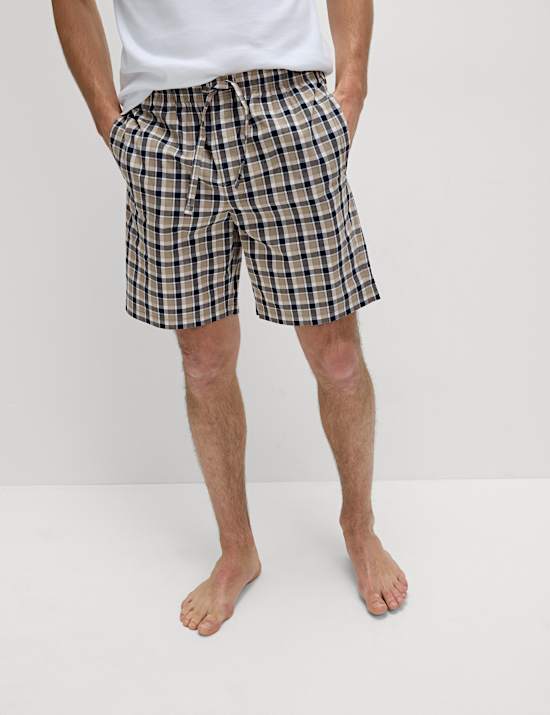 2pk Pure Cotton Printed Pyjama Shorts