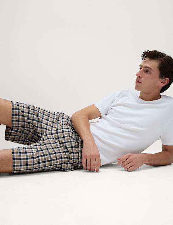 2pk Pure Cotton Printed Pyjama Shorts