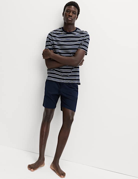Pure Cotton Striped Pyjama Set