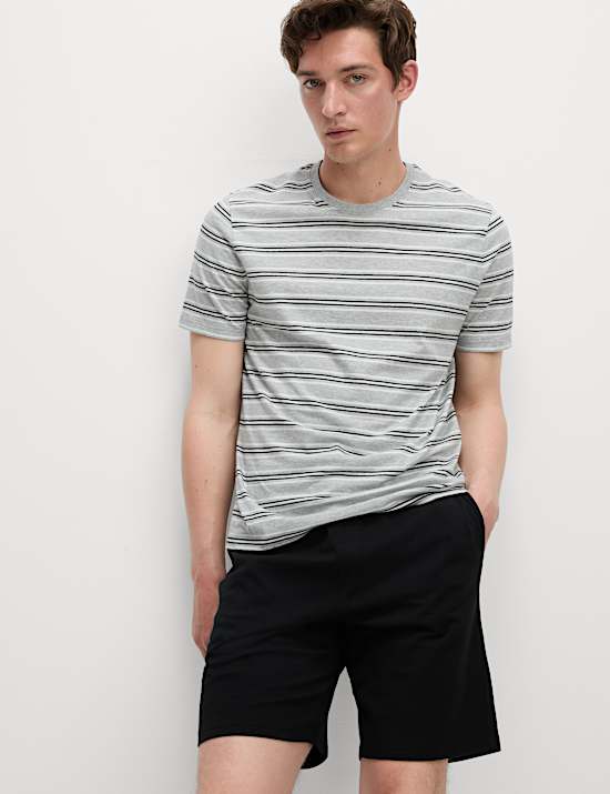 Pure Cotton Striped Pyjama Set