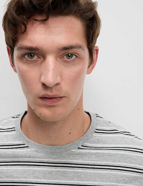 Pure Cotton Striped Pyjama Set