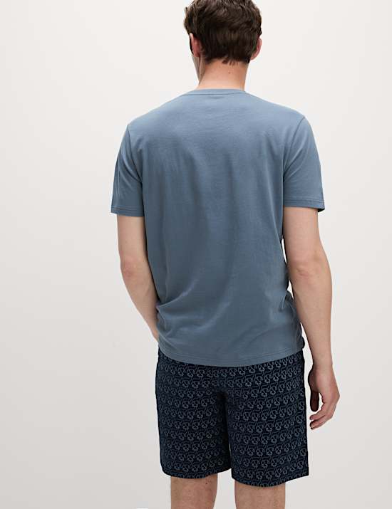 Pure Cotton Stag Print Pyjama Set