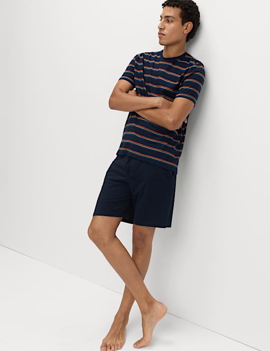 Pure Cotton Rainbow Stripe Pyjama Set