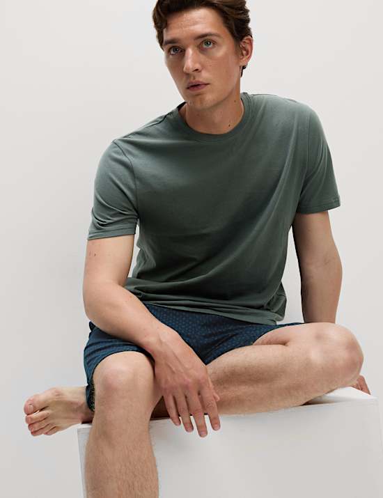 Pure Cotton Geometric Pyjama Set