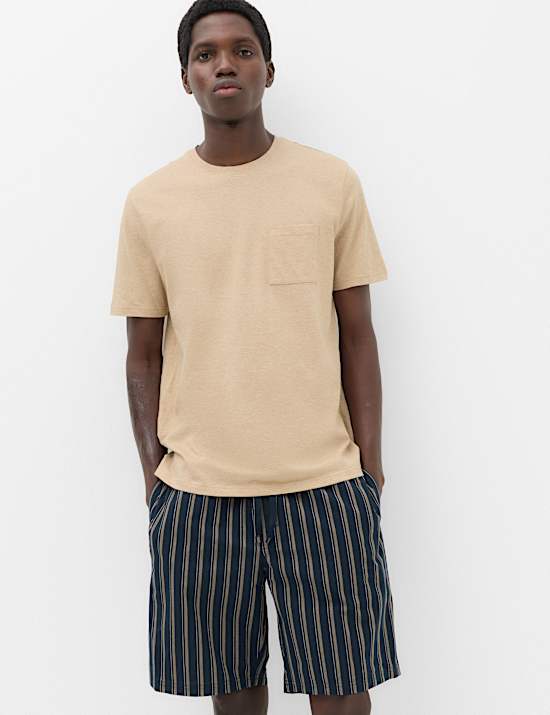 Pure Cotton Woven Striped Pyjama Set