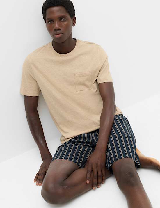 Pure Cotton Woven Striped Pyjama Set