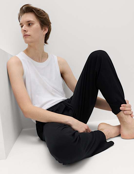 2 Pack Pure Cotton Pyjama Bottoms