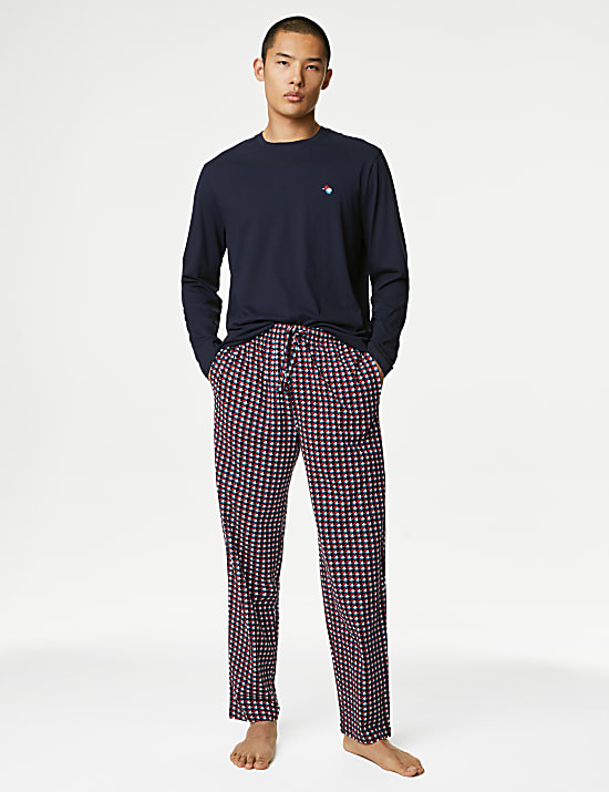 Pure Cotton Bird Print Pyjama Set