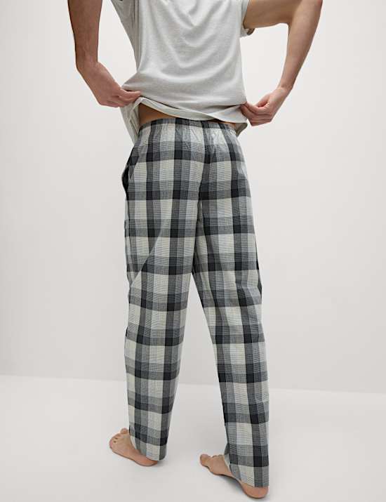 Pure Cotton Checked Pyjama Set