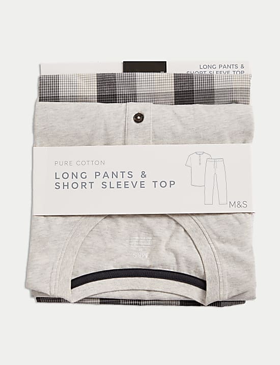 Pure Cotton Checked Pyjama Set