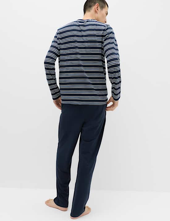 Pure Cotton Striped Pyjama Set