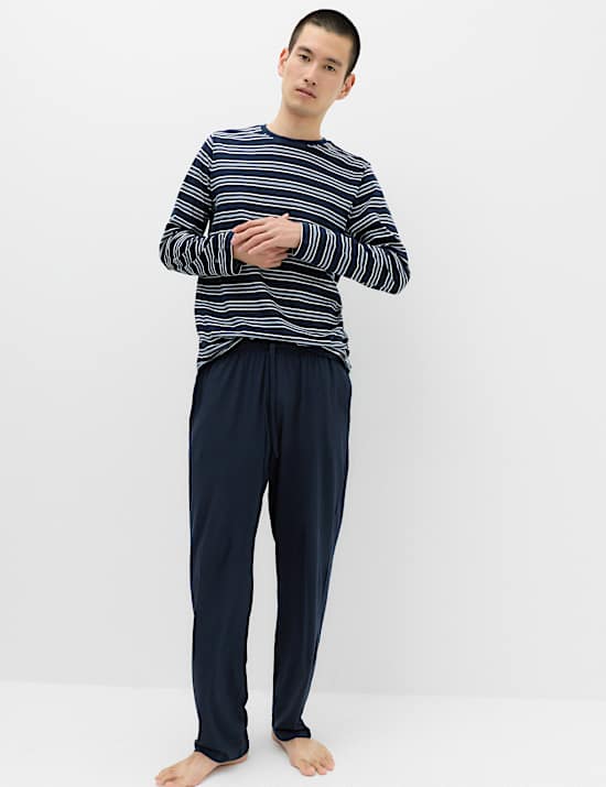 Pure Cotton Striped Pyjama Set