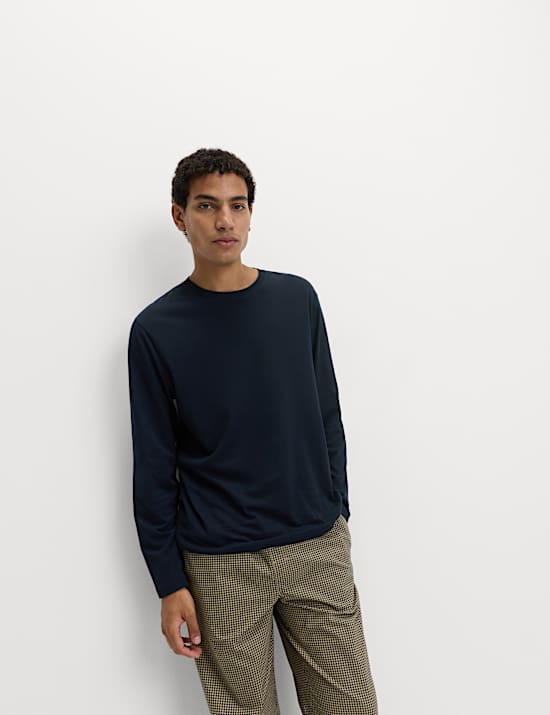 Ensemble pyjama 100 % coton à motif pied-de-poule