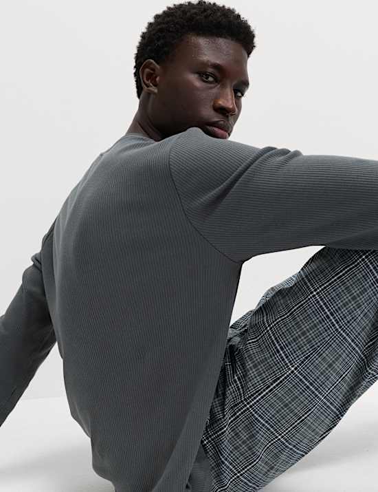 Cotton Rich Checked Pyjama Set