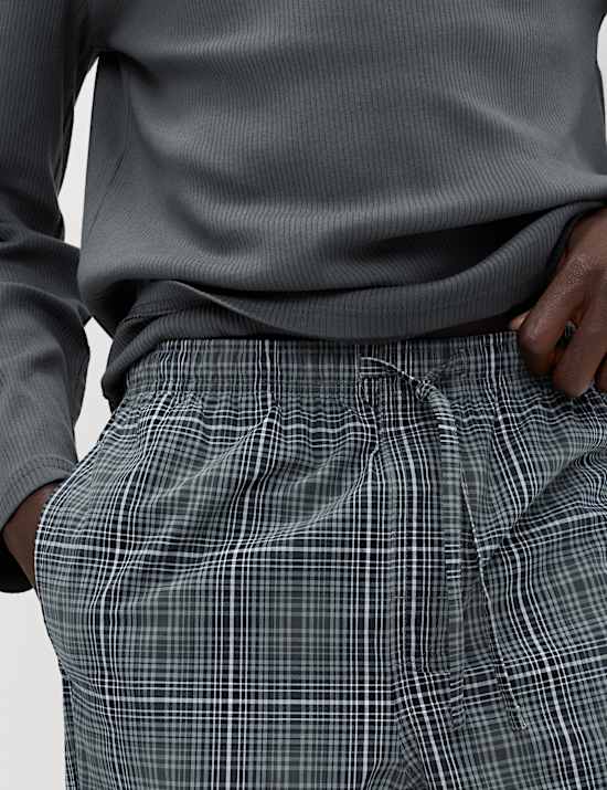 Cotton Rich Checked Pyjama Set