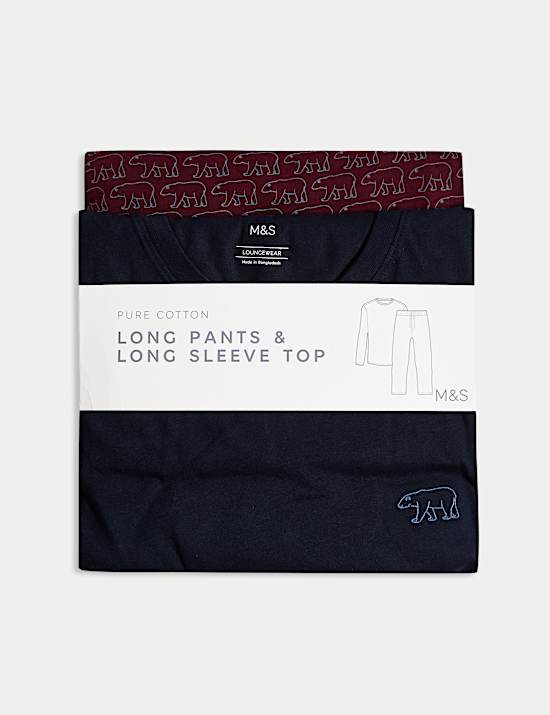 Pyjama 100 % coton à ours