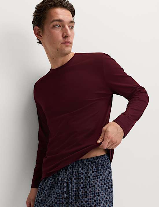 Pyjama 100 % coton à imprimé géométrique