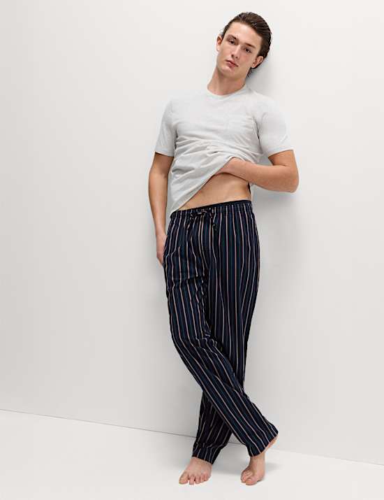 Pure Cotton Striped Pyjama Set