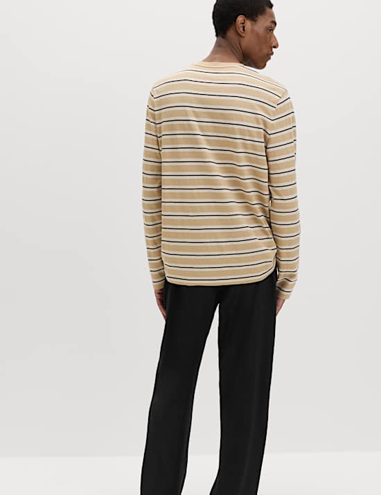 Ensemble pyjama 100 % coton &agrave; rayures