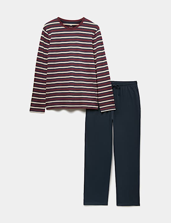 Pure Cotton Striped Pyjama Set