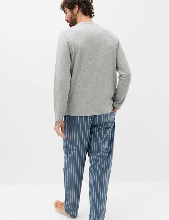 Pure Cotton Striped Pyjama Set