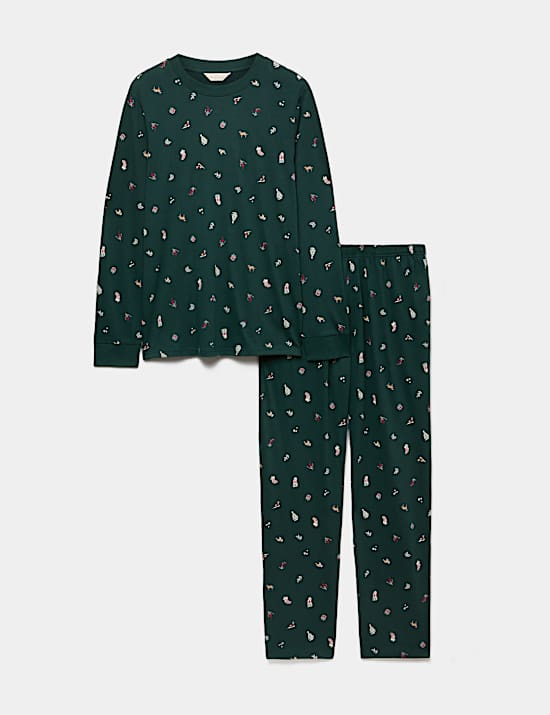 Pure Cotton Printed Christmas Pyjamas