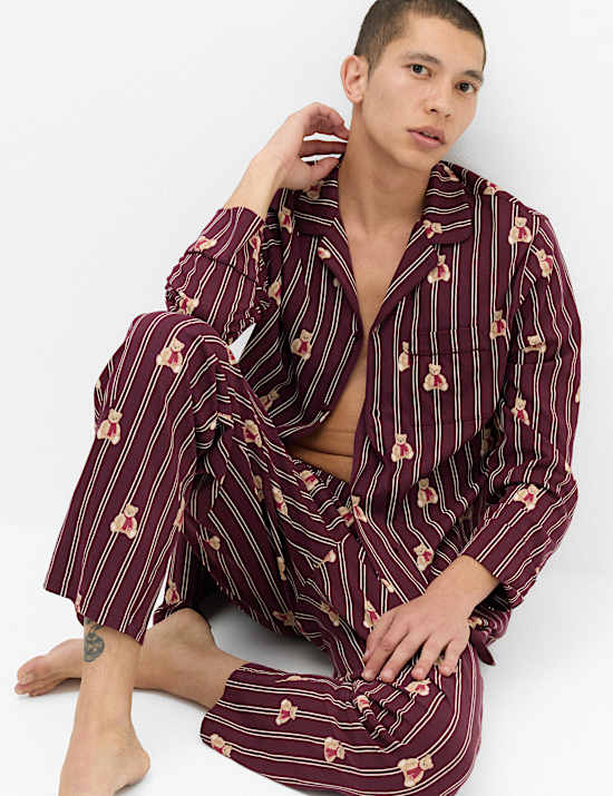 Spencer Bear&trade; Striped Christmas Family Pyjamas