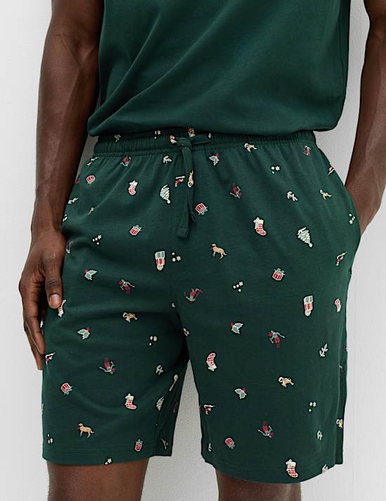 Pure Cotton Printed Christmas  Family Pyjamas