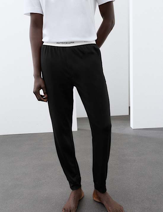 Supima&reg; Cotton Modal Elasticated Pyjama Joggers