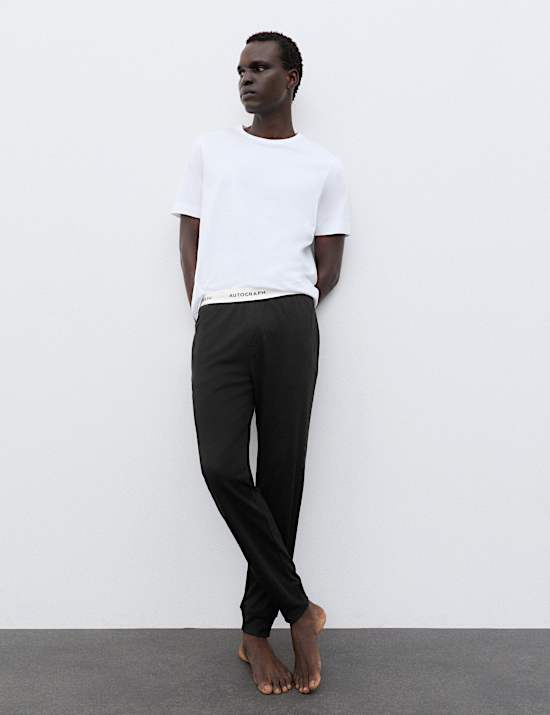 Supima&reg; Cotton Modal Elasticated Pyjama Joggers