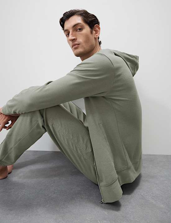 Cotton Rich Zip Up Hoodie