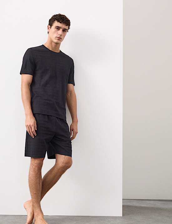 Supima&reg; CottonRich Stretch Jacquard T Shirt