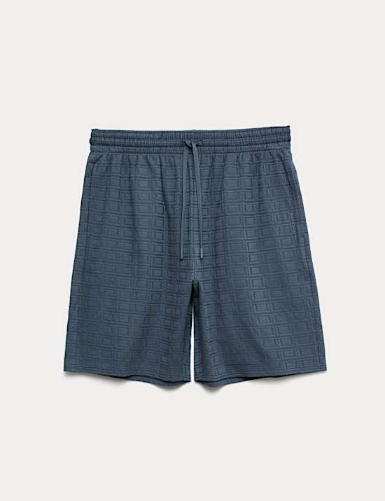 Supima® Cotton Rich Jacquard Pyjama Shorts