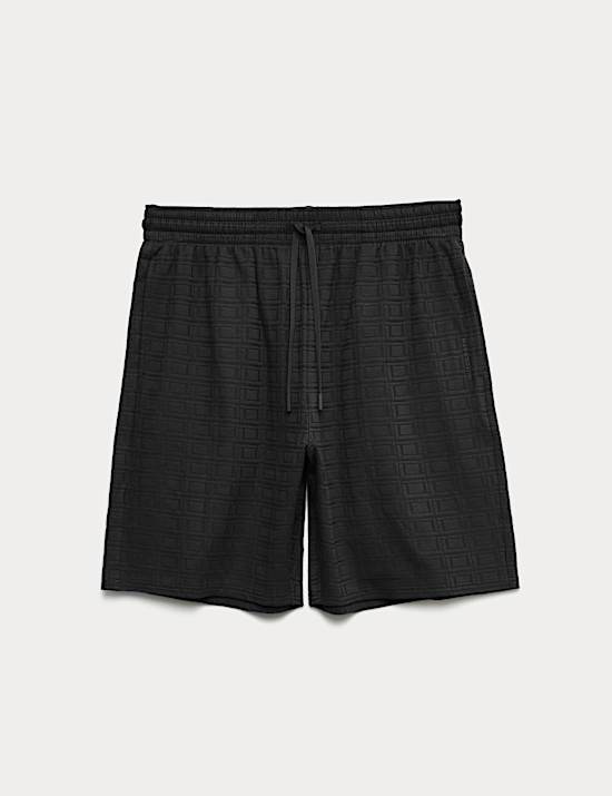 Supima® Cotton Rich Jacquard Pyjama Shorts