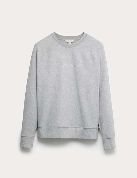 Cotton Rich Stretch Loungewear Sweatshirt